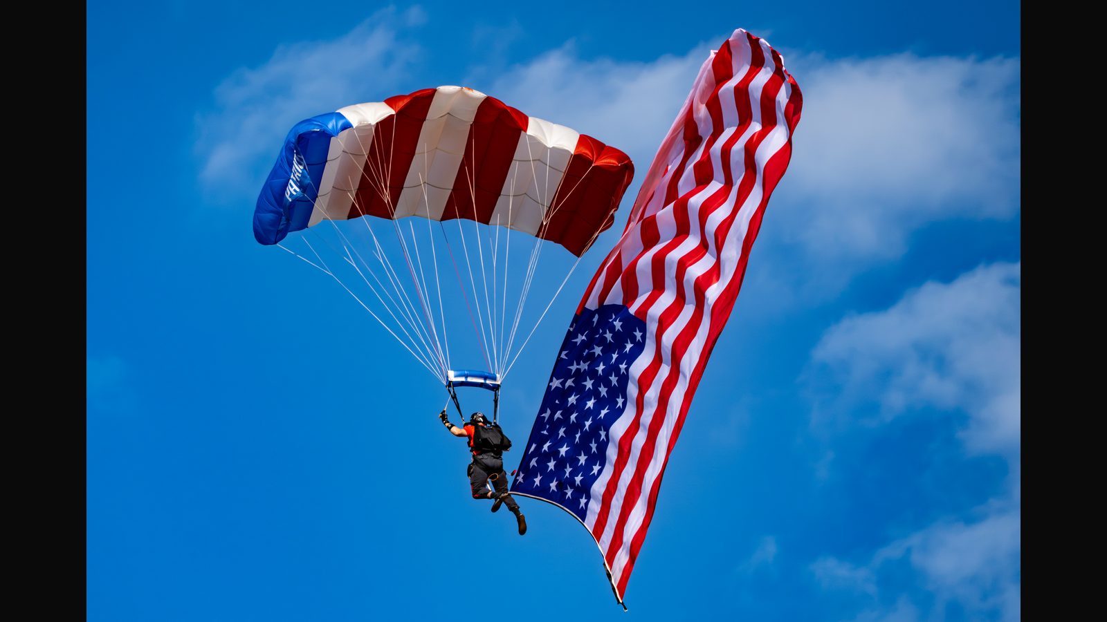 Parachute team, at the California Capital Airshow, Patriot Parachute Team