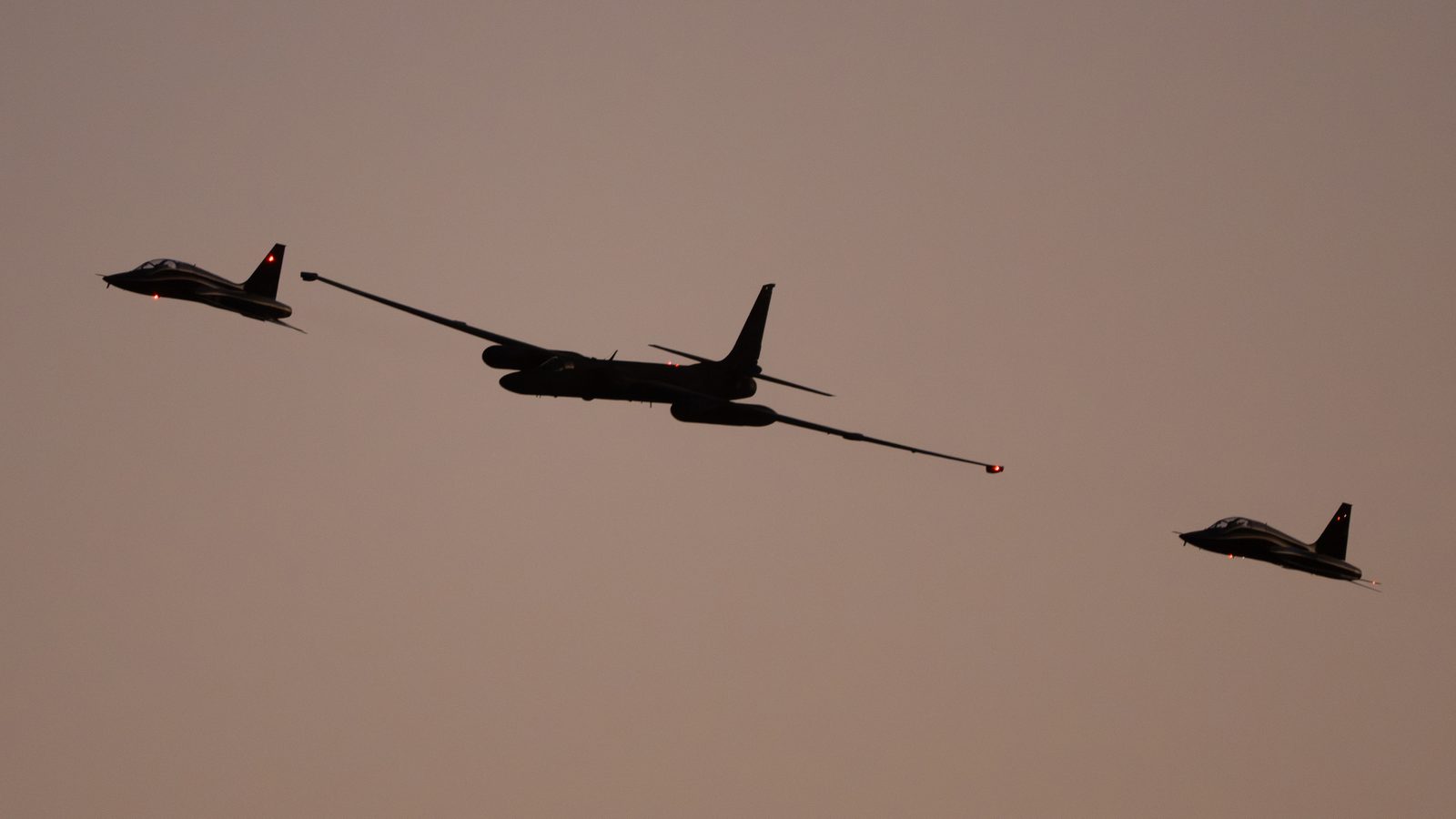 U-2S Dragon Lady · T-38 Talon, at the California Capital Airshow, Beale AFB