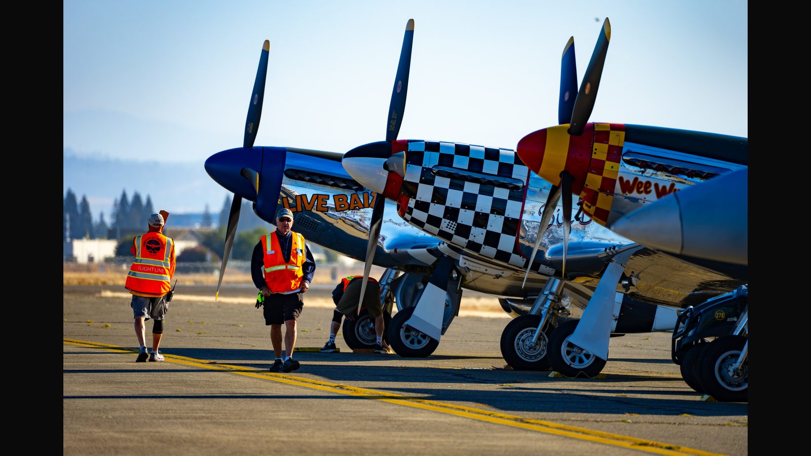 On the ramp, at the California Capital Airshow, Show volunteers