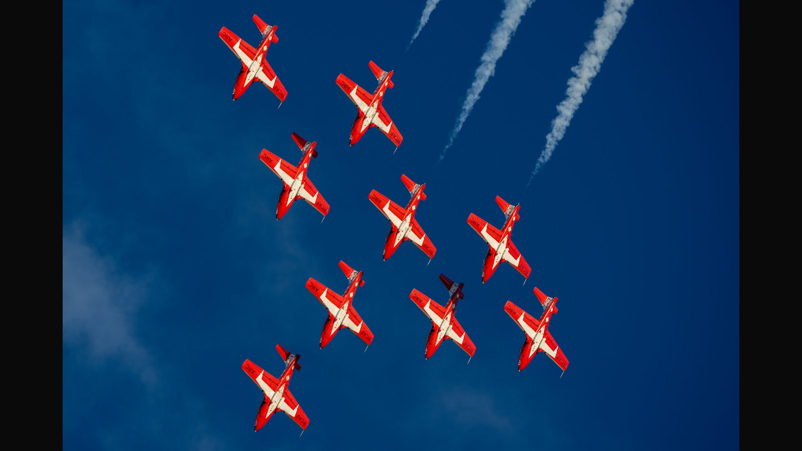 CT-114 Tutor, at the California Capital Airshow, Canadian Forces Snowbirds