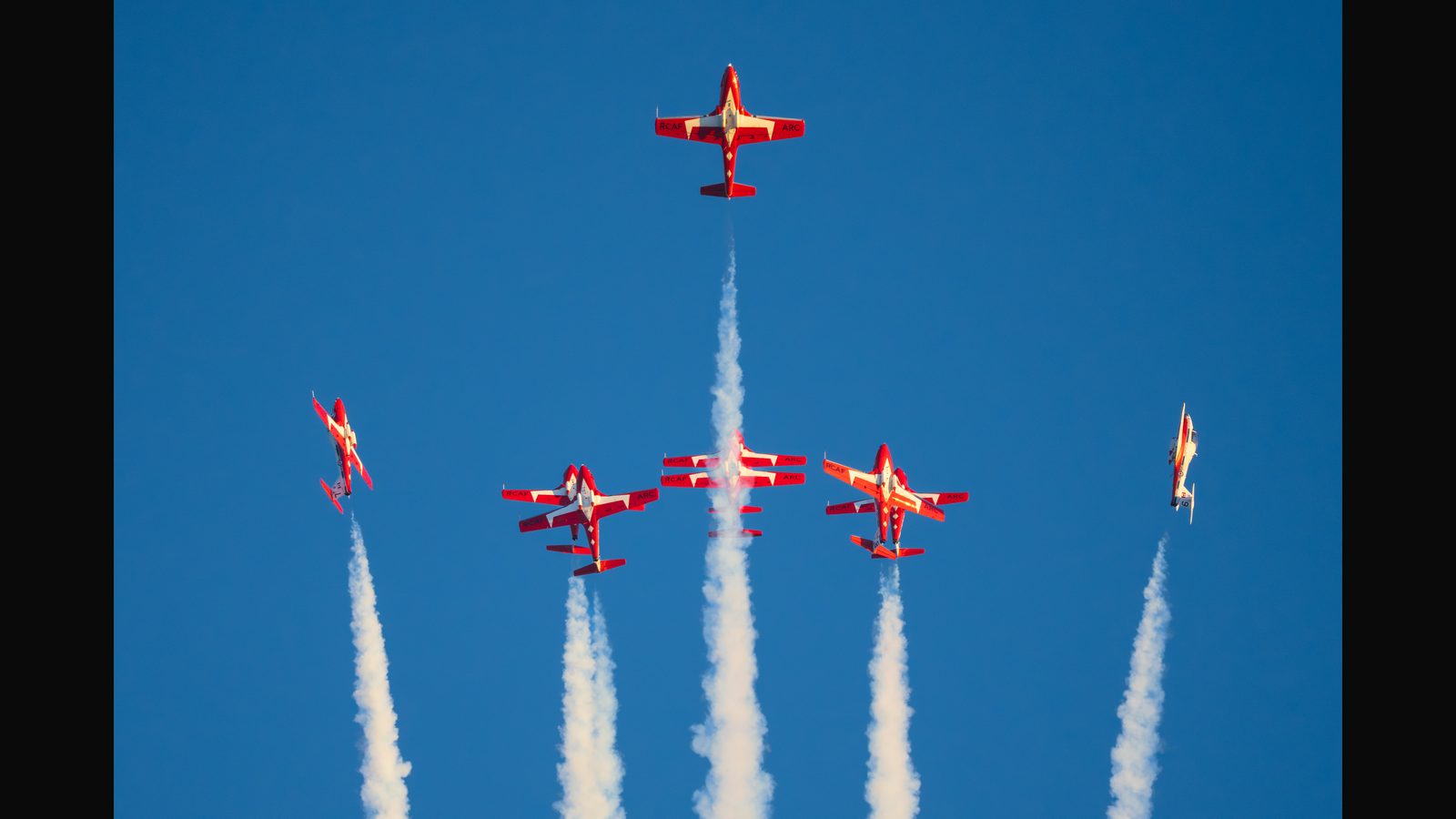 CT-114 Tutor, at the California Capital Airshow, Canadian Forces Snowbirds
