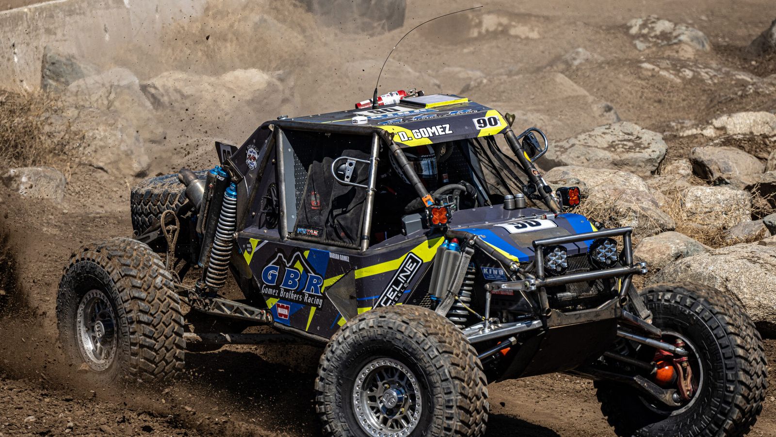 4400 Unlimited race vehicle number 90 at the MetalCloak Nor Cal Stampede, Darian Gomez