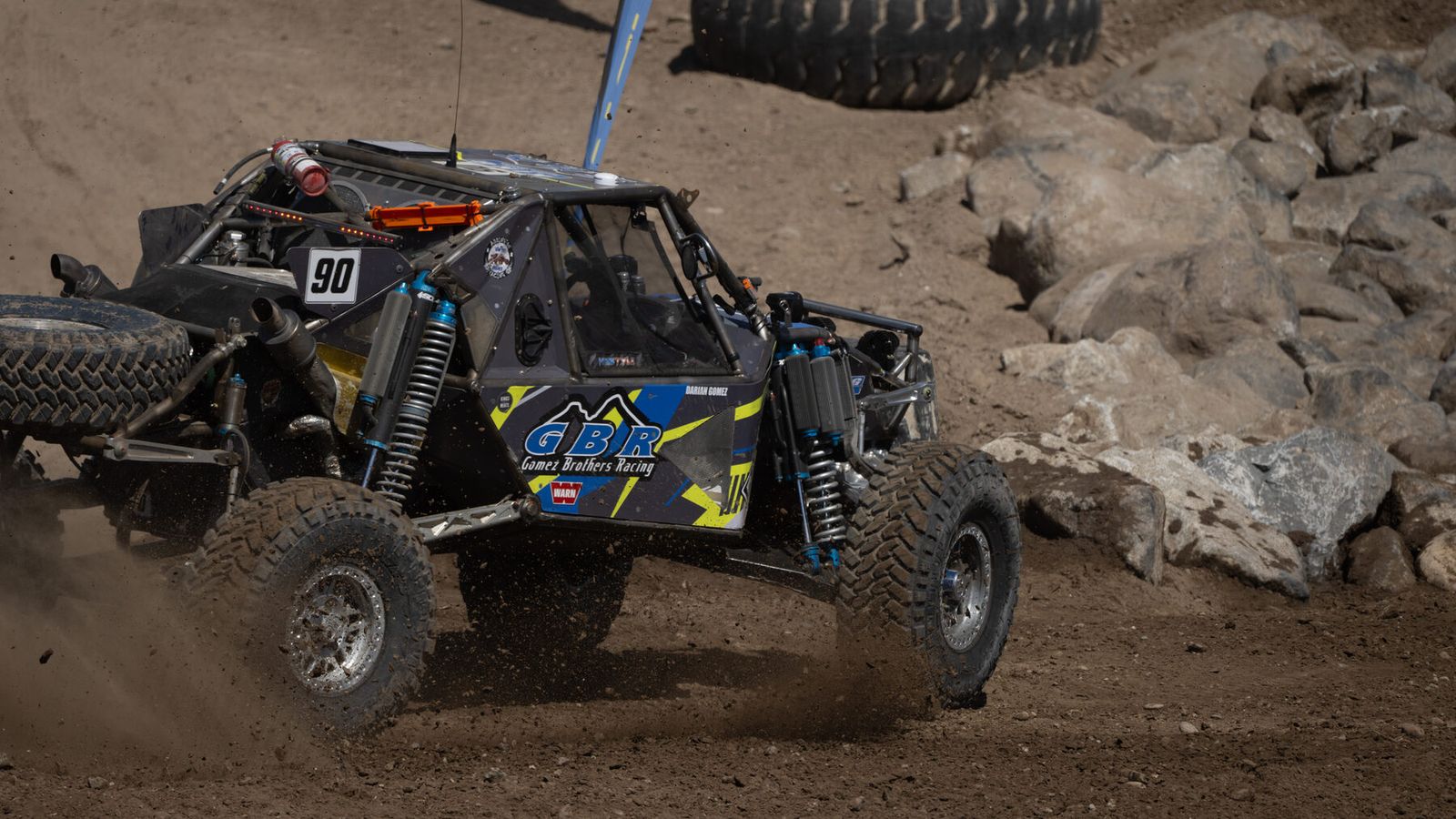 4400 Unlimited race vehicle number 90 at the MetalCloak Nor Cal Stampede, Darian Gomez